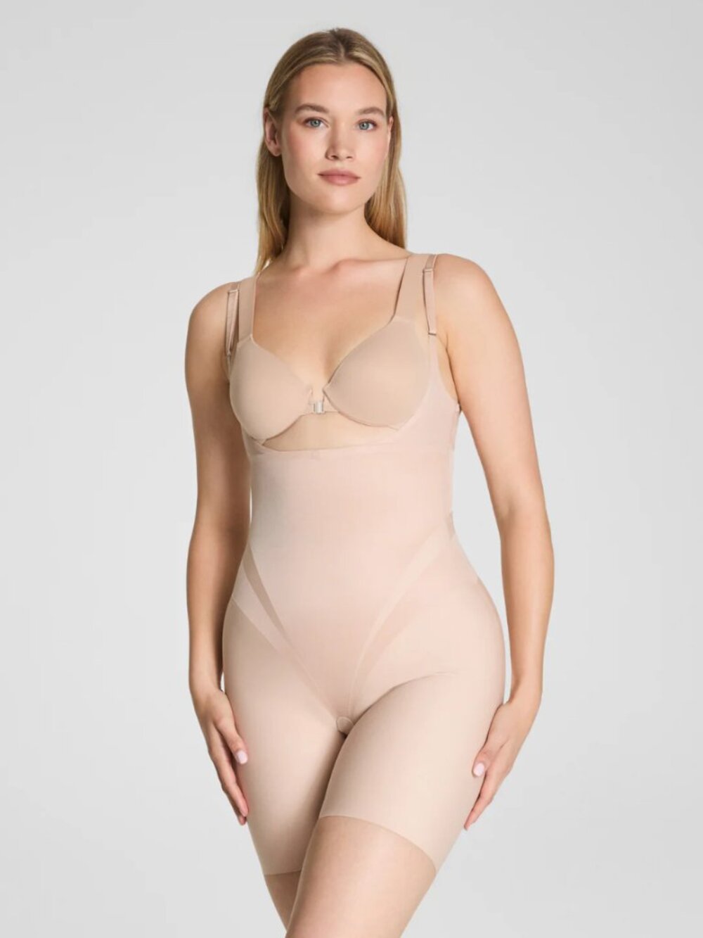 NWT Women's Spanx Supersculpt Transform Shapewear Light Beige, Small